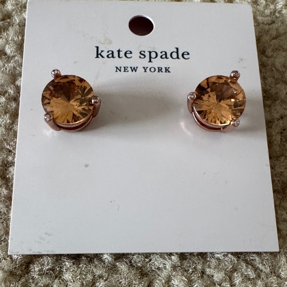 kate spade Sparkling Gold-Tone Earrings